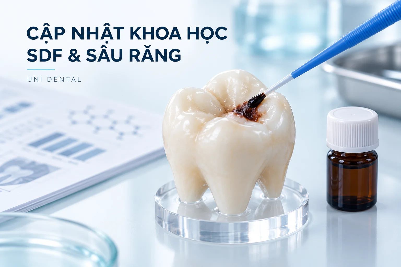 Mô hình minh họa SDF trong quản lý sâu răng